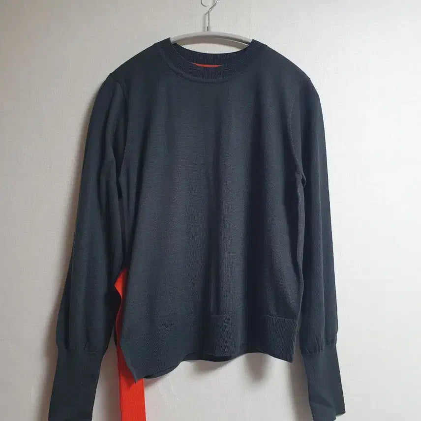 [BUNJANG] Lanvin En Bleu Wool Knit Sweater / 랑방 앙 블루 니트 38 / 리본 디테일 울 니트 3296814