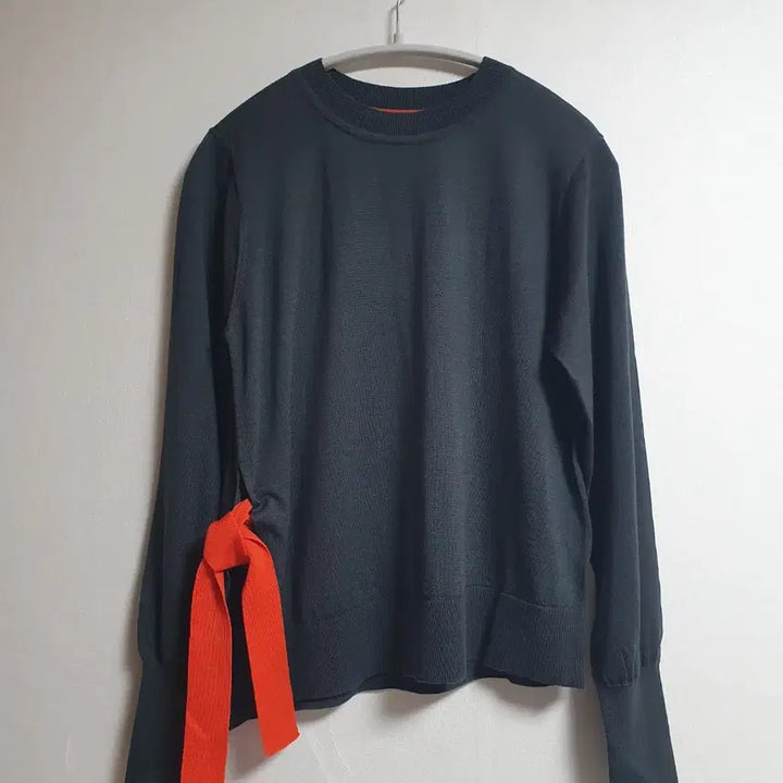 [BUNJANG] Lanvin En Bleu Wool Knit Sweater / 랑방 앙 블루 니트 38 / 리본 디테일 울 니트 3296814