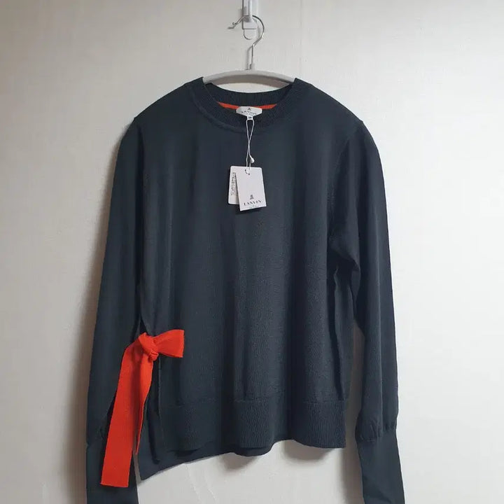 [BUNJANG] Lanvin En Bleu Wool Knit Sweater / 랑방 앙 블루 니트 38 / 리본 디테일 울 니트 3296814