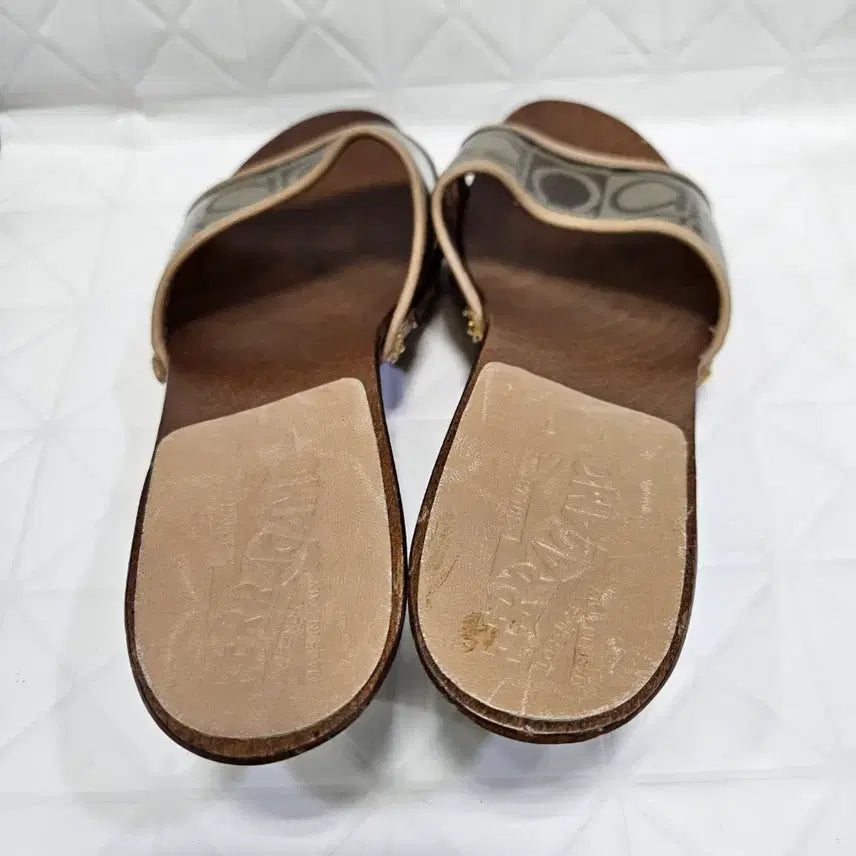 [BUNJANG] Wood Slippers / 페라가모 우드 슬리퍼