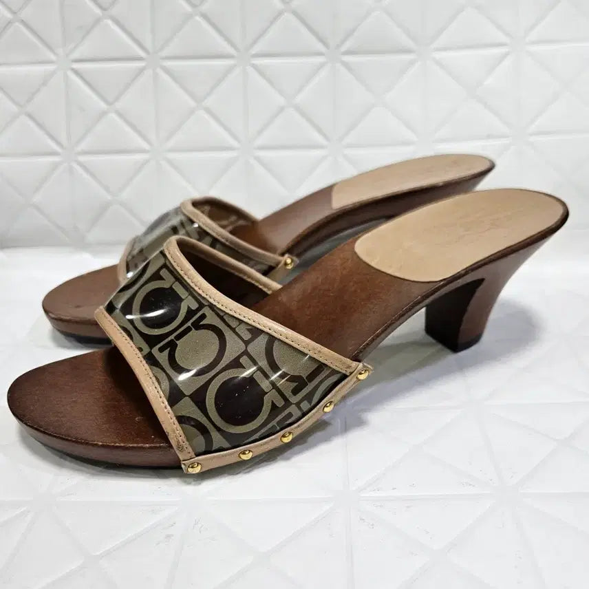 [BUNJANG] Wood Slippers / 페라가모 우드 슬리퍼