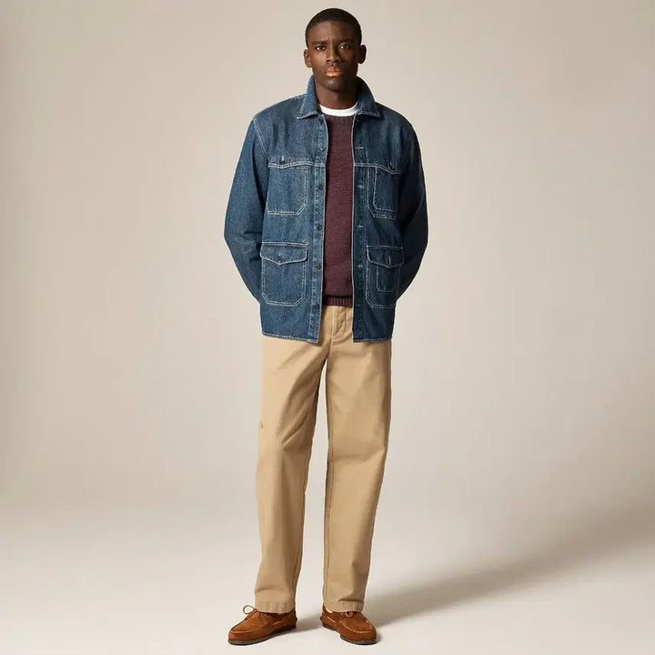 [BUNJANG] J.Crew Denim Field Utility Jacket / 제이크루 데님 필드 유틸리티 자켓 초어자켓 워크자켓 드레익스맛