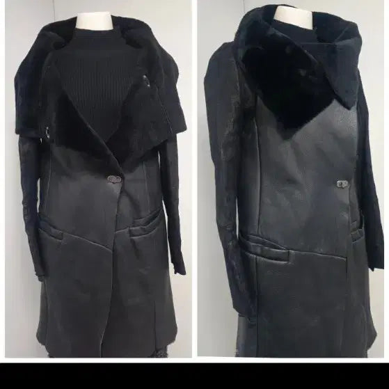 [BUNJANG] Demoo Shearling &amp; Genuine Leather 100% Shearling Jacket / (한파종결템) 데무 / 양털 양가죽 100% 무스탕 55