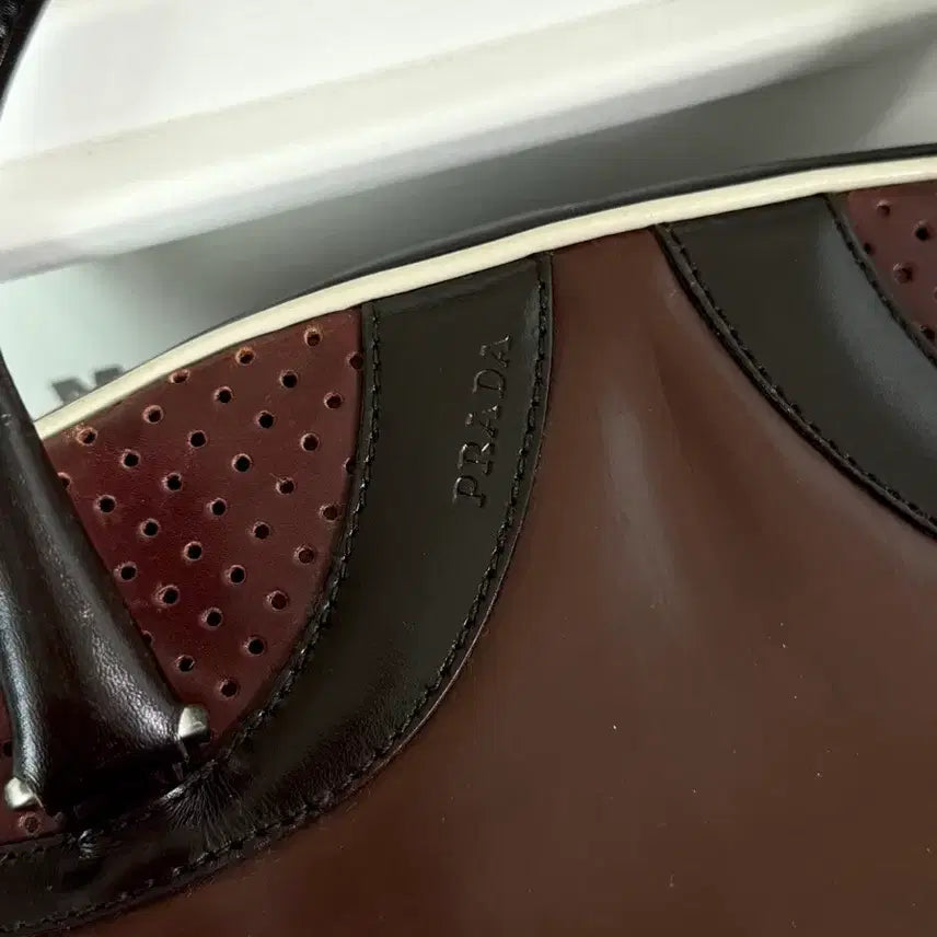 [BUNJANG] Prada Bowling Handbag Leather Vintage Boston Bag Tote 90s 00s / 프라다 볼링백 핸드백 가죽 빈티지 브라운 보스턴백 토트백 90s 00s