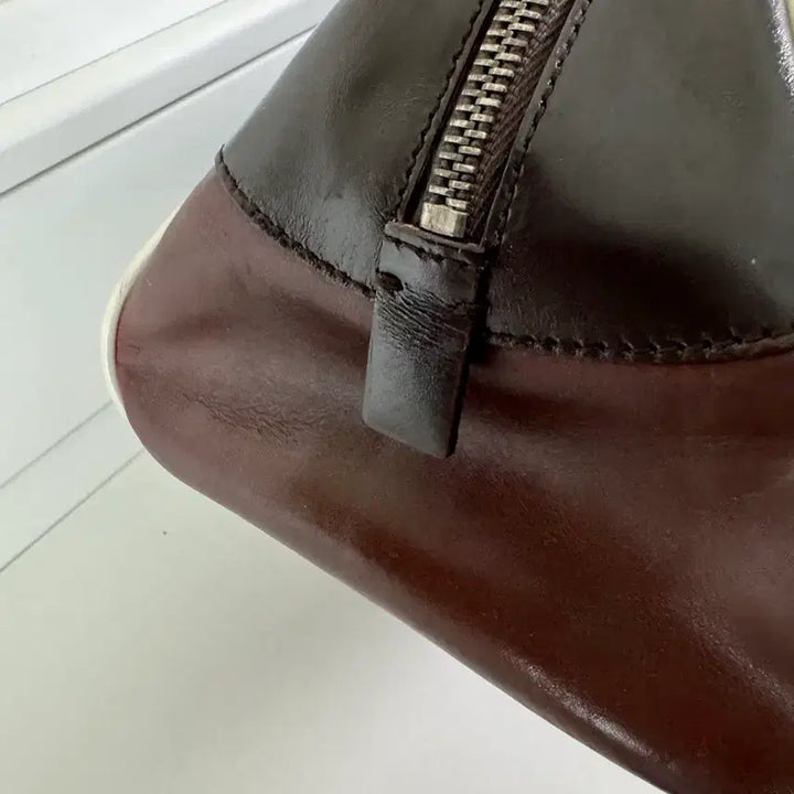 [BUNJANG] Prada Bowling Handbag Leather Vintage Boston Bag Tote 90s 00s / 프라다 볼링백 핸드백 가죽 빈티지 브라운 보스턴백 토트백 90s 00s