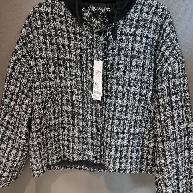 [BUNJANG] 8Seconds Tweed Zip-up Jacket / 새상품)  에잇세컨즈 트위드 집업점퍼 77가능