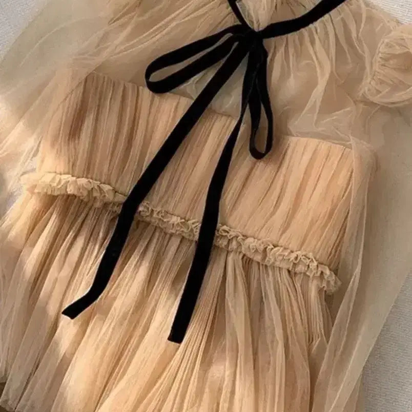 [BUNJANG] Concept J Sheer Blouse / 컨셉제이 뤼 시스루 블라우스