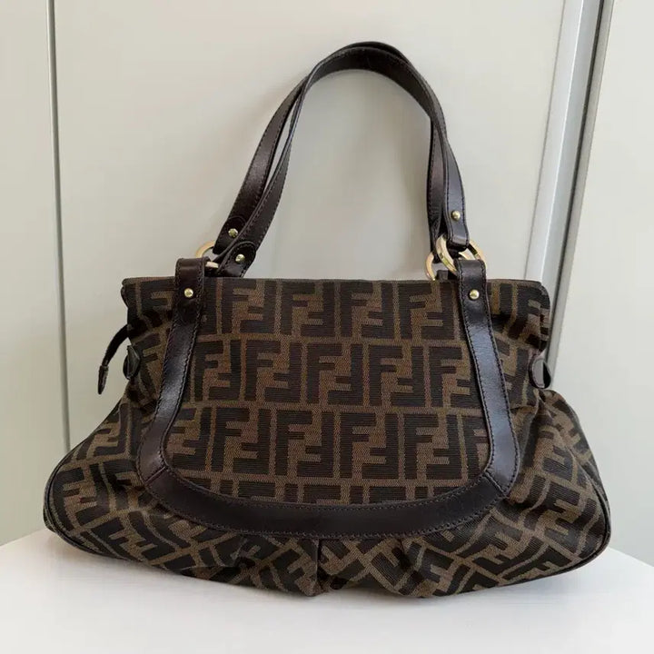 [BUNJANG] Fendi FF Zucca Pattern Shoulder Bag / 펜디 FF 주카 패턴 숄더백