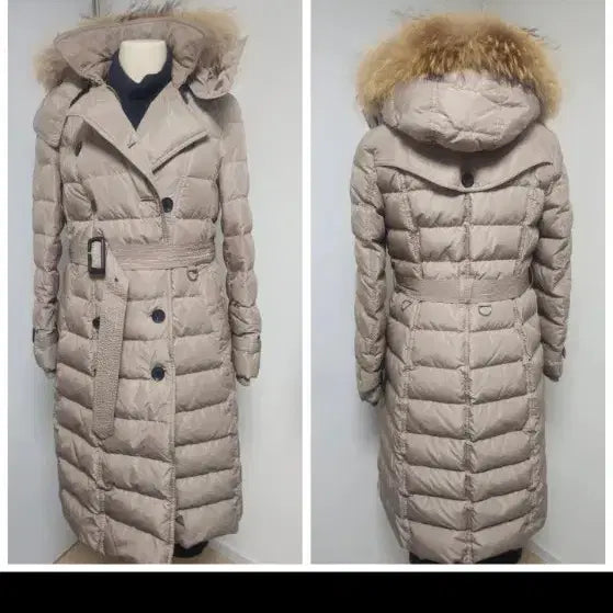 [BUNJANG] The Izzat Collection Burberry Style Quilted Padding Coat / 더아이잗컬렉션 / 버버리 퀼팅 패딩 코트 55