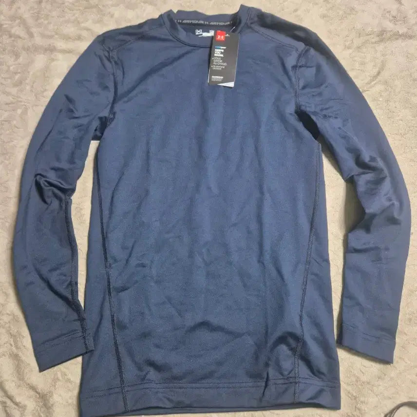 [BUNJANG] Under Armour Navy Long Sleeve Shirt (Sealed) / 언더아머 긴팔 티셔츠 네이비 새상품