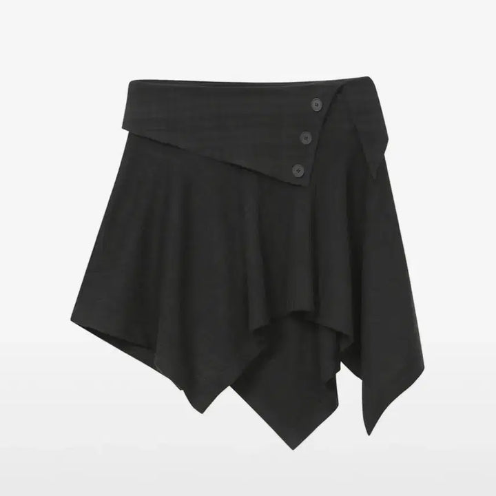 [BUNJANG] Miseki Seoul Asymmetrical Mini Skirt / 미세키서울 언발란스 미니 스커트 택O