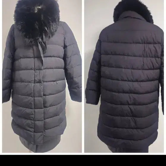 [BUNJANG] The Izzat Collection Raccoon Fur Trimmed Down Padding / 더아이잗컬렉션 / 라쿤털 장식이 고급스러운 오리털 패딩 55