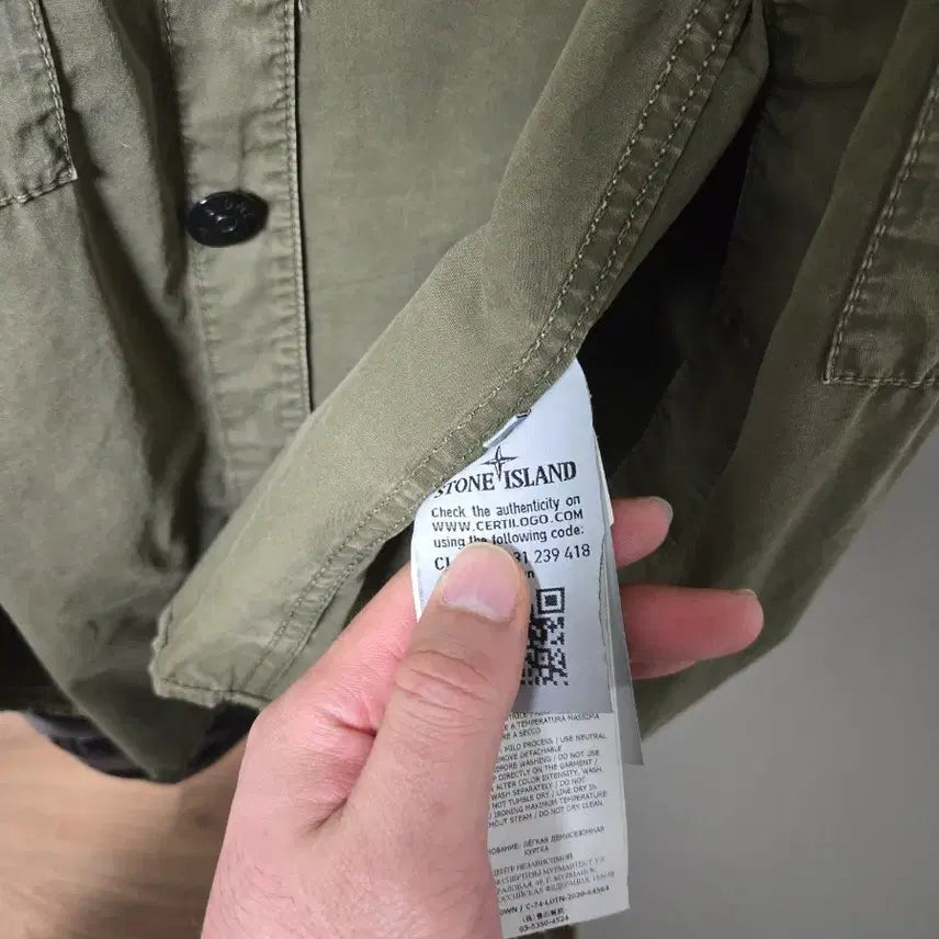 [BUNJANG] Stone Island Overshirt Jacket / 스톤아일랜드 자켓 셔츠 오버셔츠