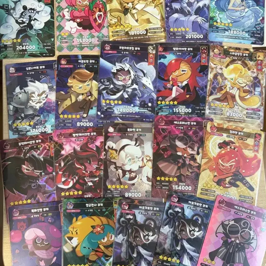 [BUNJANG] Cookie Run Card Bundle Set / 쿠키런 카드 48장 일괄 가격