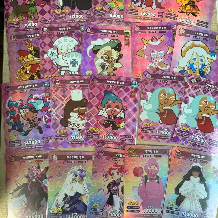 [BUNJANG] Cookie Run Card Bundle Set / 쿠키런 카드 48장 일괄 가격