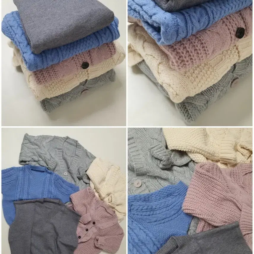 [BUNJANG] Puff Crop Hoodie Bundle Set / [네고칼차단] 퍼프 크롭 후드티 두벌 일괄