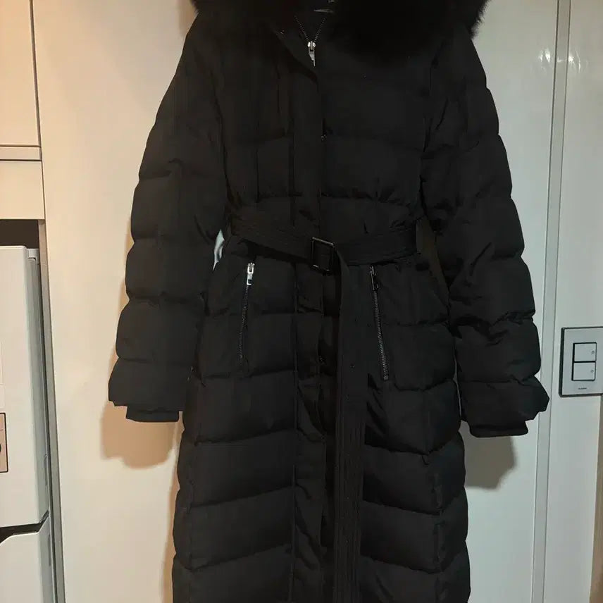 [BUNJANG] J.KOKO Saga Fox 100 Goose Down Long Padded Coat Black / (에눌가능!!)제이코코 사가폭스100 구스 롱패딩 폭스퍼 롱패딩 블랙