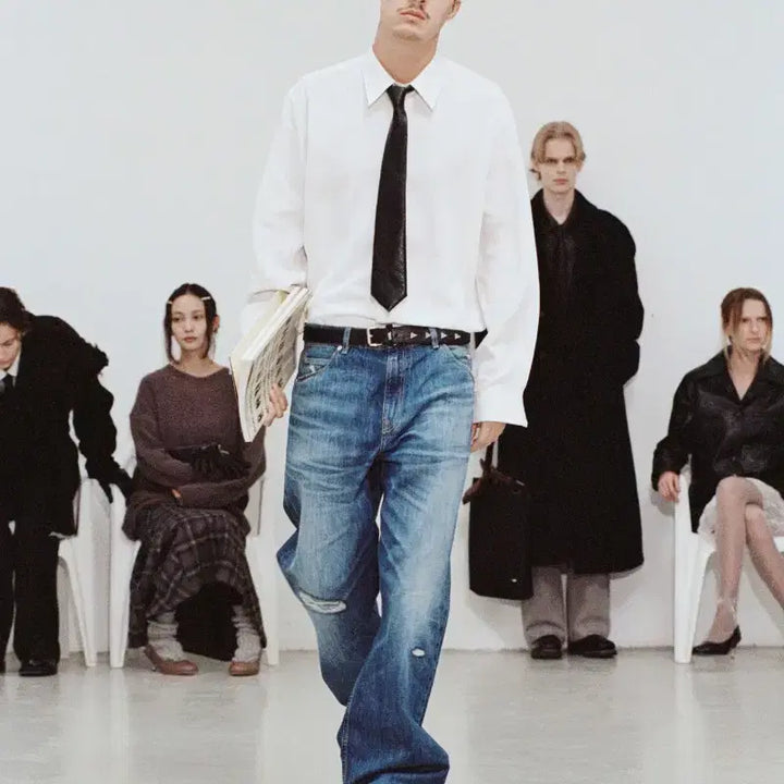 [BUNJANG] Our Legacy 3cm Arrowhead Belt / [80] 아워레가시 3cm 에로우 헤드 벨트