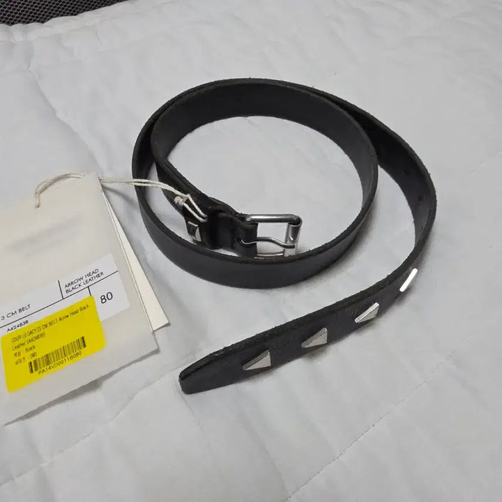 [BUNJANG] Our Legacy 3cm Arrowhead Belt / [80] 아워레가시 3cm 에로우 헤드 벨트