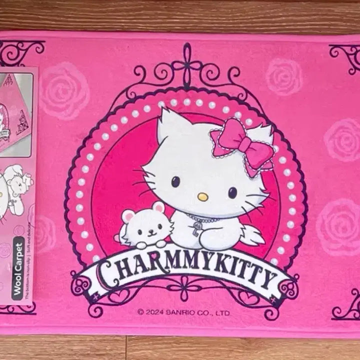 [BUNJANG] Charmy Kitty Pink Bath Mat / 희귀 정품 미개봉 새상품!) 챠미키티 발매트 카펫