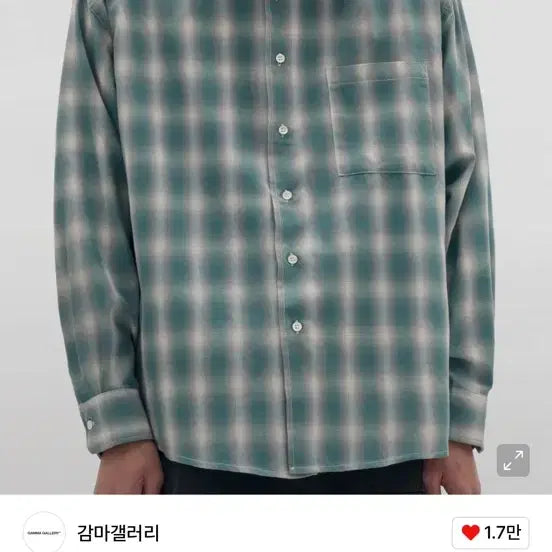 [BUNJANG] Gamma Gallery Checkered Shirt / 감마갤러리 체크 셔츠