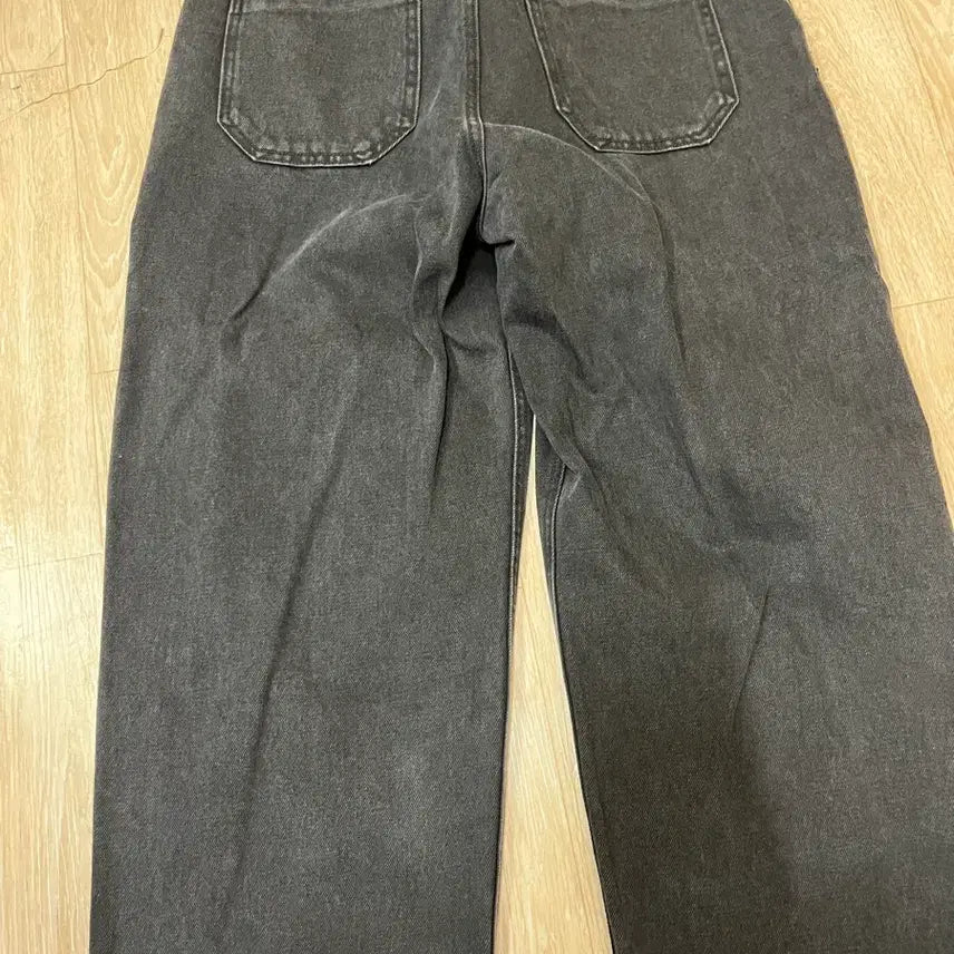[BUNJANG] ZIPLYSH Curved Denim Pants Black-Blue / 지플리시 커브드 데님팬츠 흑청