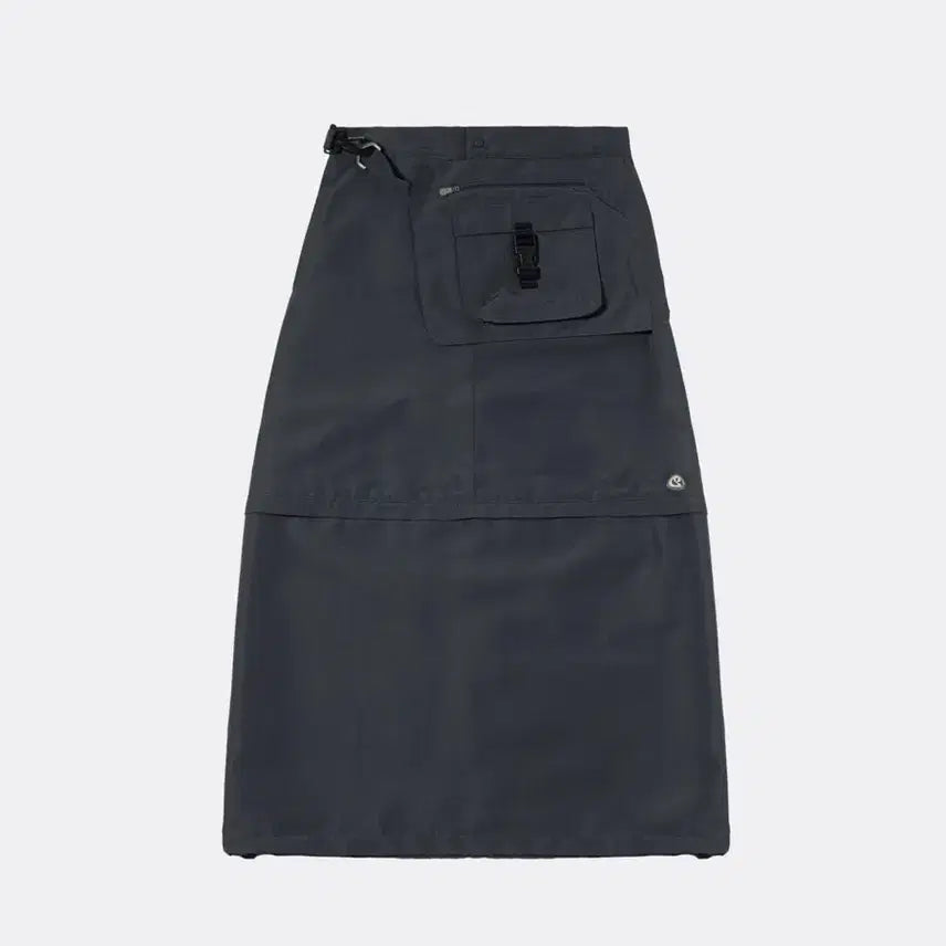 [BUNJANG] Suu Koisei O Kago Pocket Skirt Blue Gray / suu 코이세이오 카고 포켓 스커트 블루그레이