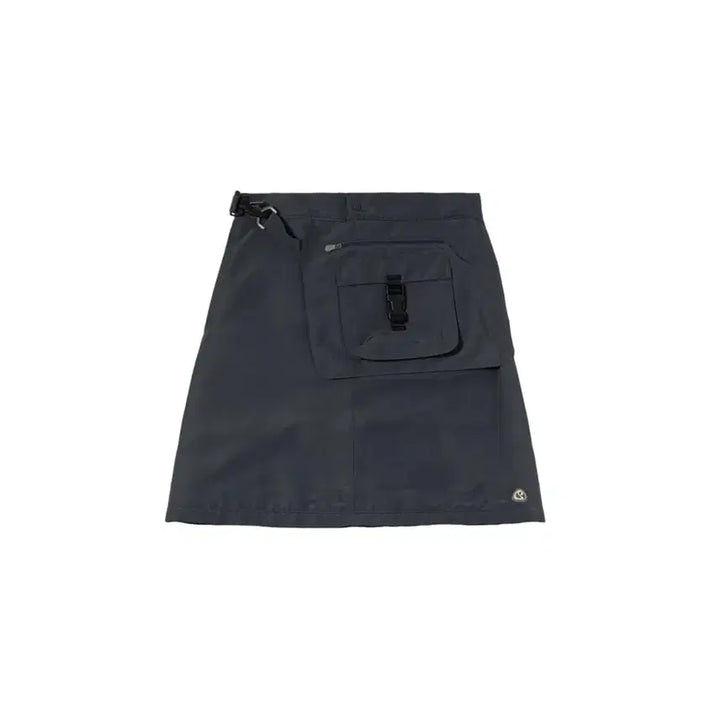 [BUNJANG] Suu Koisei O Kago Pocket Skirt Blue Gray / suu 코이세이오 카고 포켓 스커트 블루그레이