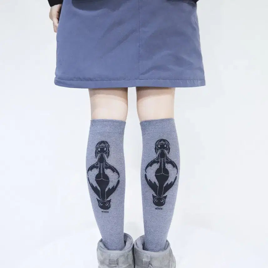 [BUNJANG] Suu Koisei O Kago Pocket Skirt Blue Gray / suu 코이세이오 카고 포켓 스커트 블루그레이