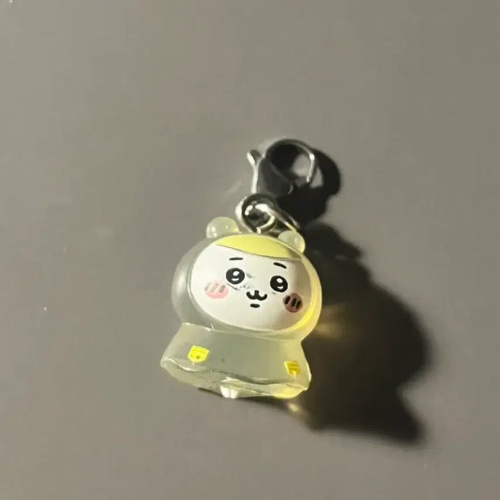 [BUNJANG] Chikawa Mejiroshi Raincoat Frog Gacha Keyring / 단종!! 먼작귀 치이카와 메지루시 우비 개구리 가챠 키링