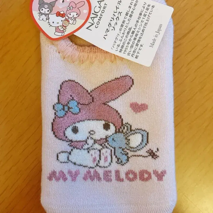 [BUNJANG] NAIGAI COMFORT My Melody Limited Edition Socks / NAIGAI COMFORT 한정판 마이멜로디 덧신