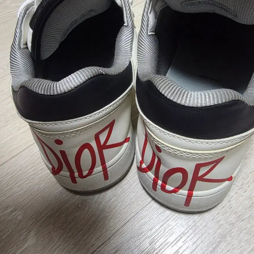 [BUNJANG] Dior CD Logo White Sneakers / 디올 CD 로고 화이트 스니커즈