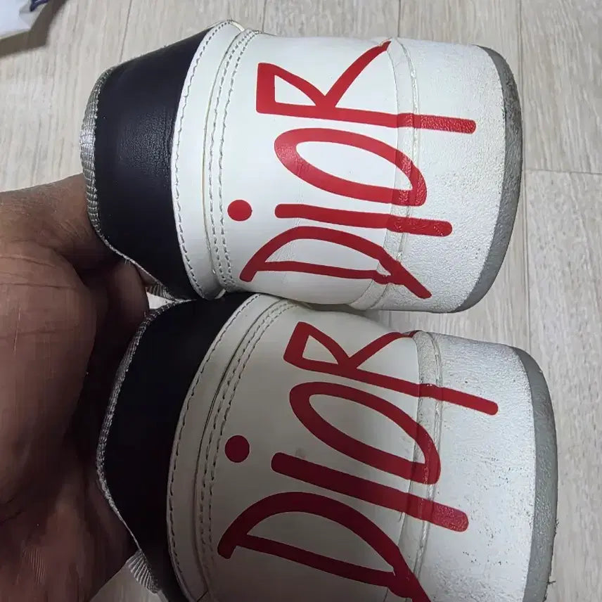 [BUNJANG] Dior CD Logo White Sneakers / 디올 CD 로고 화이트 스니커즈