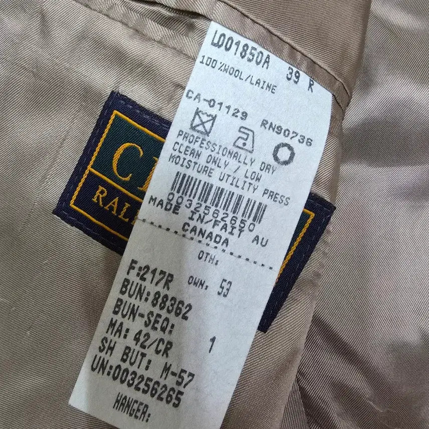 [BUNJANG] Polo Ralph Lauren Chaps Houndstooth Blazer / 폴로 랄프로렌 챕스 하운드투스 블레이저