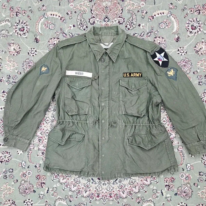 [BUNJANG] US Army M51 Full Patch Jacket - LARGE SHORT / [최종할인] 오리지널 미군 M51 풀패치 자켓 LARGE SHORT