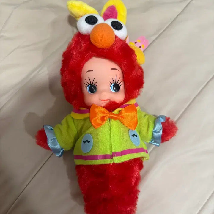 [BUNJANG] Elmo Easter Special Q-Pi Doll / (희귀) 엘모 큐피 부활절