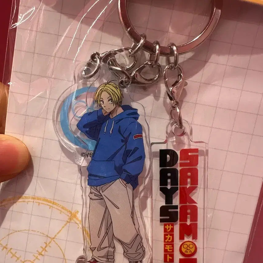 [BUNJANG] Sakamoto Days Shin Acrylic Keyring Set / (미개봉) 사카모토데이즈 신 아크릴 키링 삼연 키링 사카데이