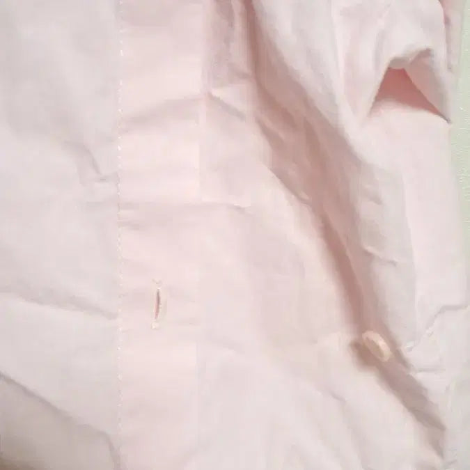 [BUNJANG] Pink Crop Shirt / 핑크 크롭 셔츠