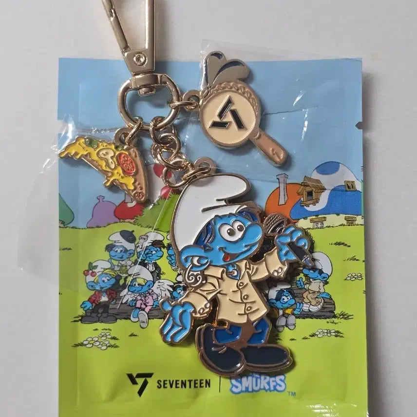 [BUNJANG] SEVENTEEN DK Smurf Keyring / SVT 세븐틴 이삭토스트 도겸 스머프 키링 판매합니다:)