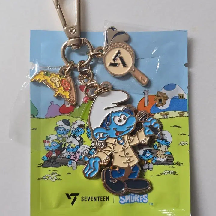 [BUNJANG] SEVENTEEN DK Smurf Keyring / SVT 세븐틴 이삭토스트 도겸 스머프 키링 판매합니다:)