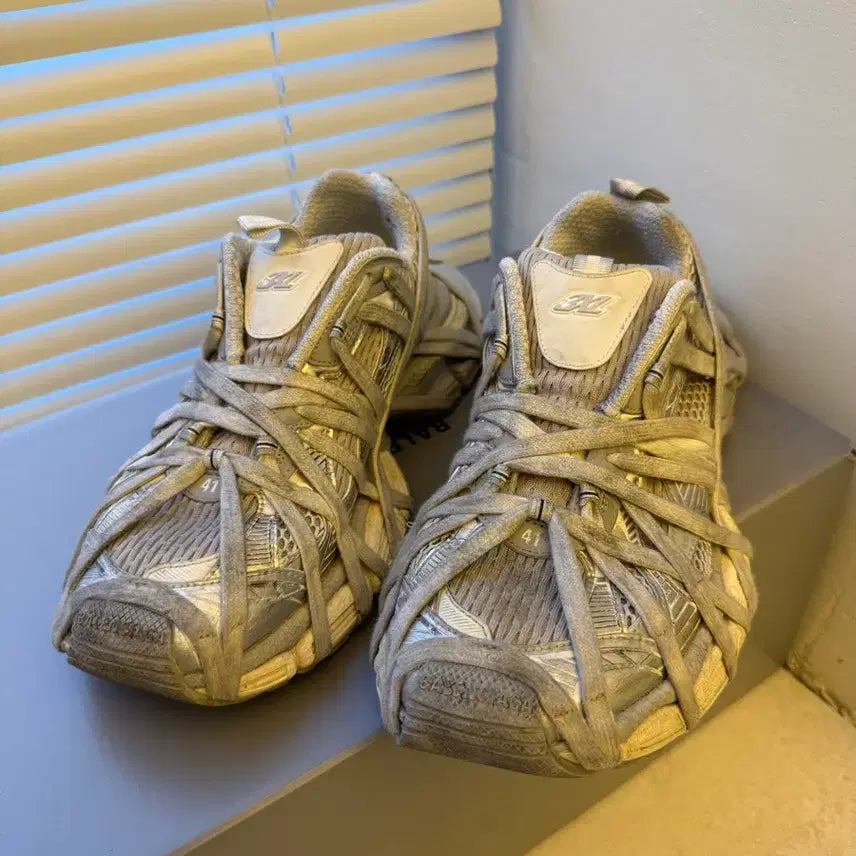 [BUNJANG] Balenciaga 3XL Sneakers Egghshell 41 / 발렌시아가 3XL 스니커즈 에그쉘 41