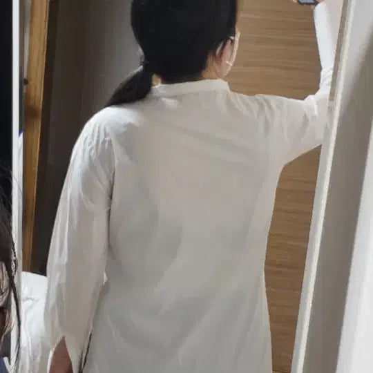 [BUNJANG] Suona White Layered Blouse / suona 화이트 레이어드 블라우스 95