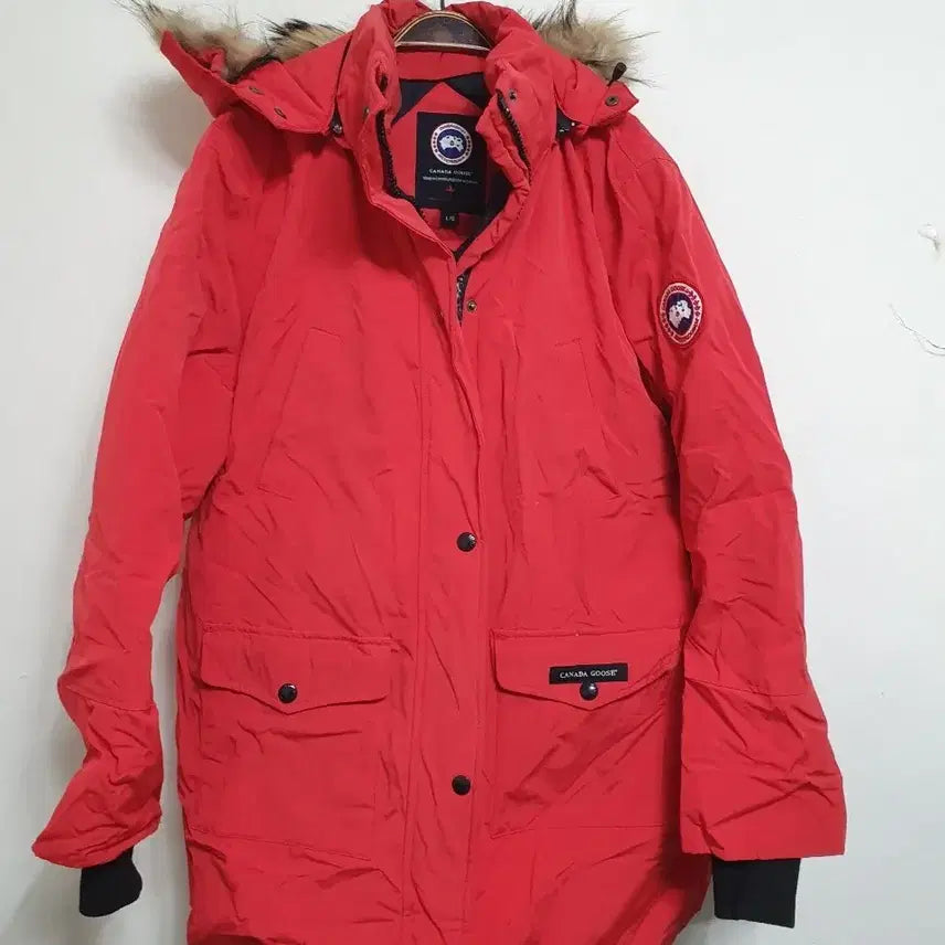 [BUNJANG] Canada Goose L Red Padded Jacket / 캐나다구스 패딩 L 레드