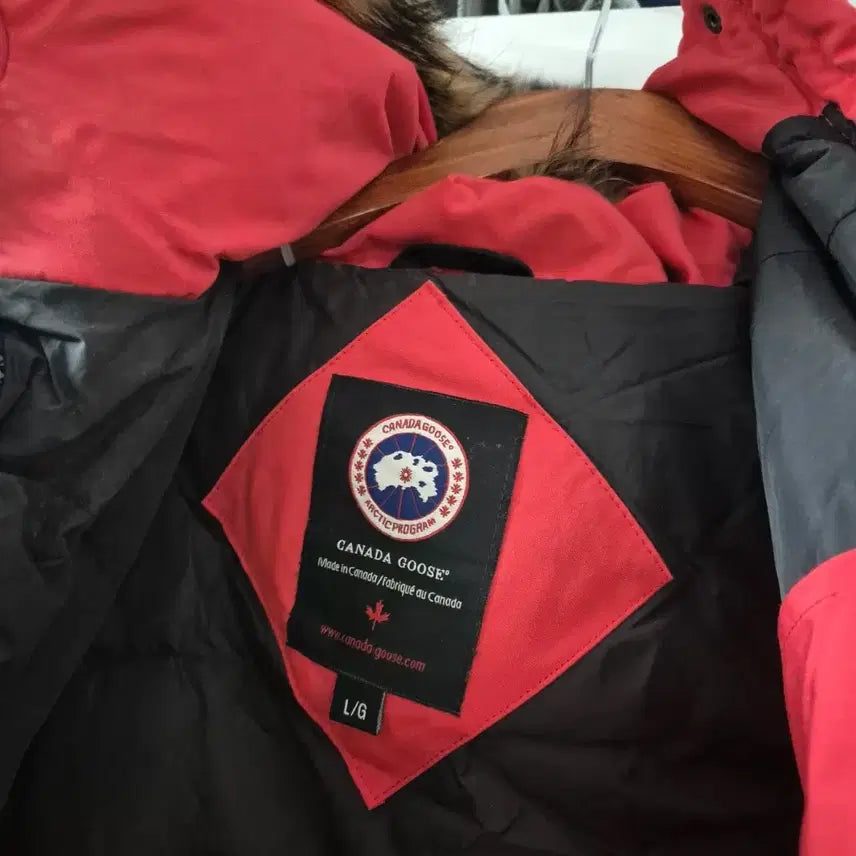 [BUNJANG] Canada Goose L Red Padded Jacket / 캐나다구스 패딩 L 레드