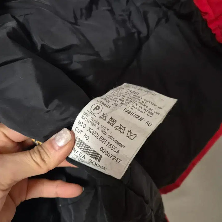 [BUNJANG] Canada Goose L Red Padded Jacket / 캐나다구스 패딩 L 레드