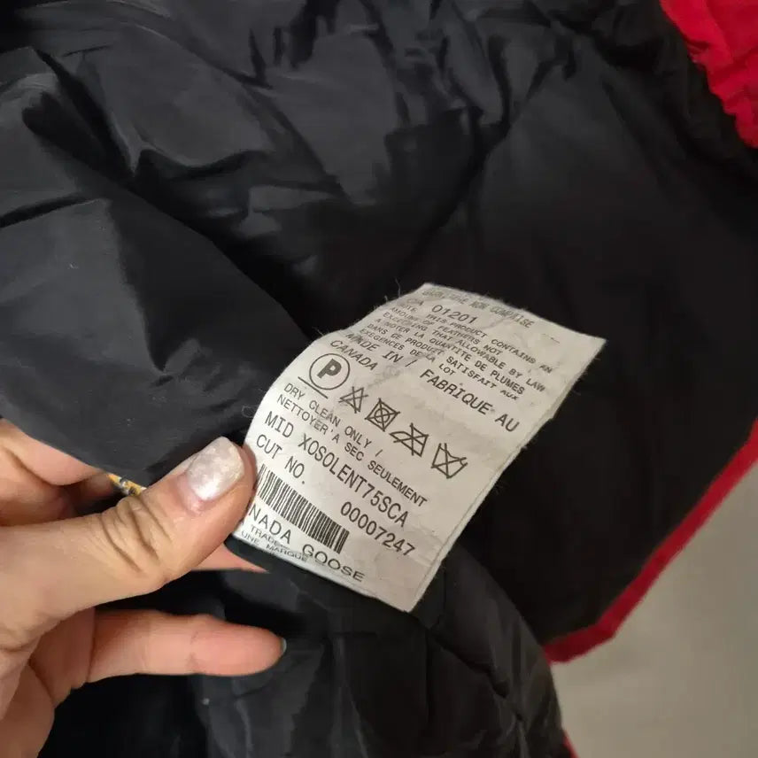 [BUNJANG] Canada Goose L Red Padded Jacket / 캐나다구스 패딩 L 레드