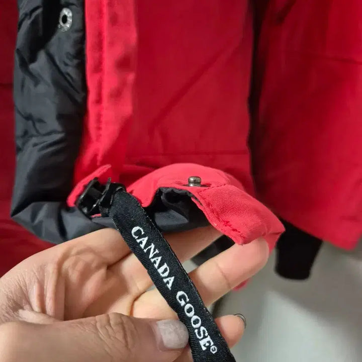 [BUNJANG] Canada Goose L Red Padded Jacket / 캐나다구스 패딩 L 레드