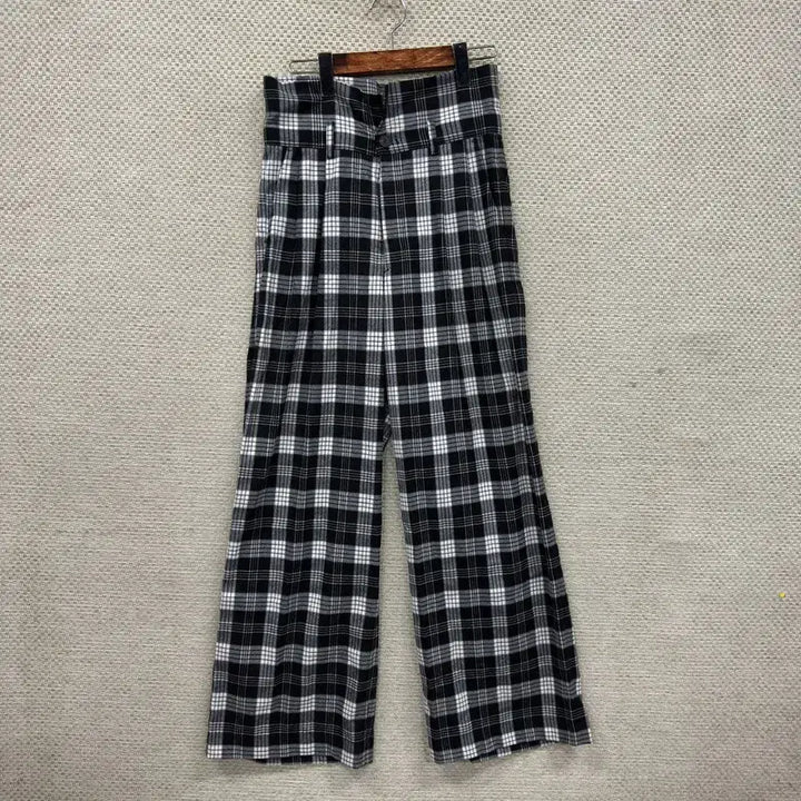 [BUNJANG] Vintage Casual Checkered Pants S / 빈티지 캐주얼 체크 바지 S M11506