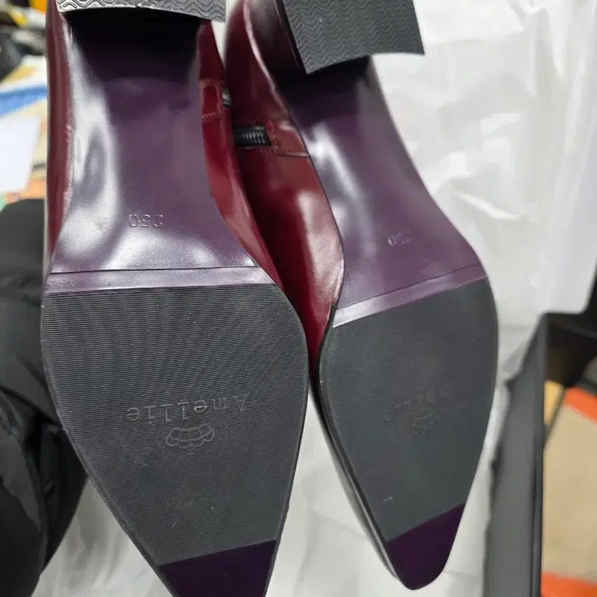 [BUNJANG] Amelia Soga Leather Ankle Boots / 아멜리아 소가죽부츠