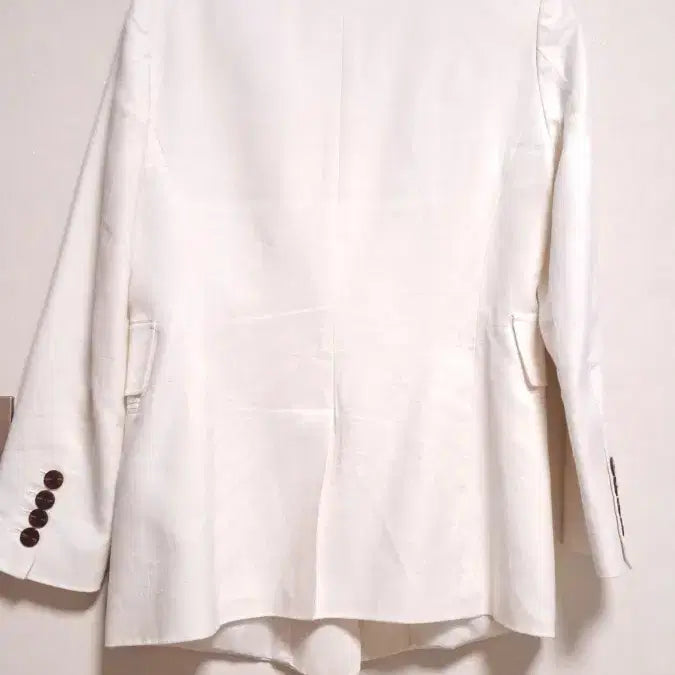 [BUNJANG] Double Button Jacket / 화이트 더블버튼 자켓 55 66